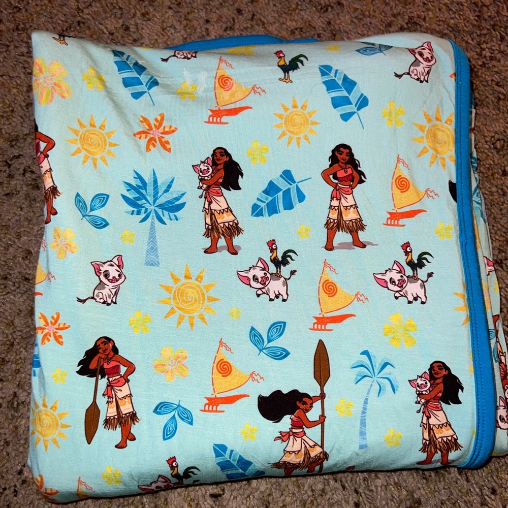 Moana little sleepies blanket